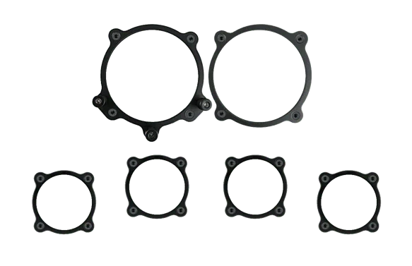 Moal Bomber 6-gauge Trim Bezel Set BZMA6GS